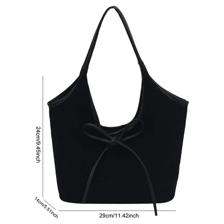 Isla™ | Elegant Bag with Bow and Vegan Textures