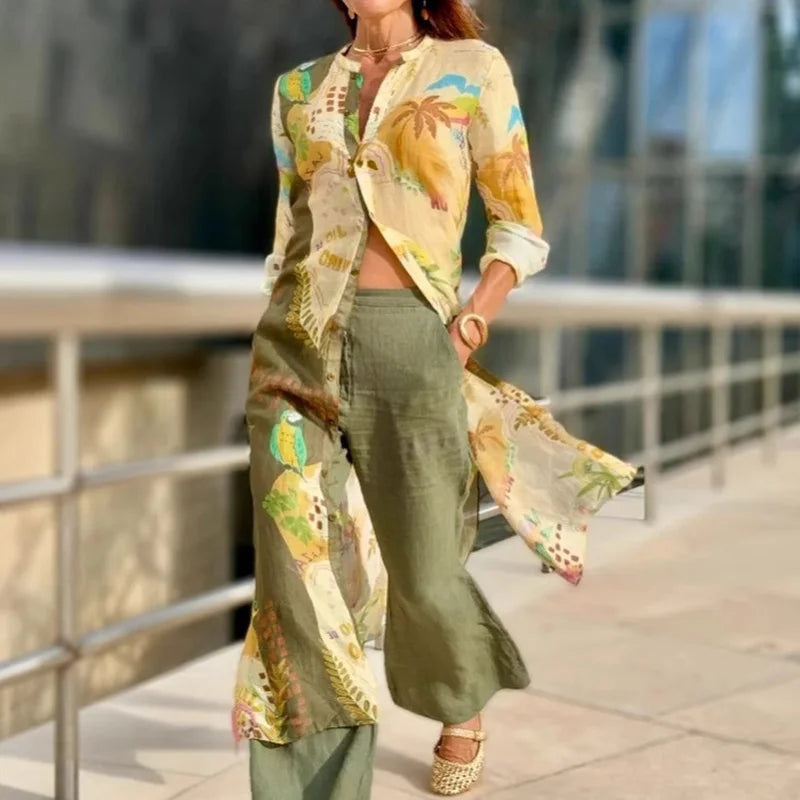 Brooke™ | Elegant Matching Linen Co-ord Set