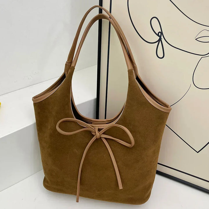 Isla™ | Elegant Bag with Bow and Vegan Textures