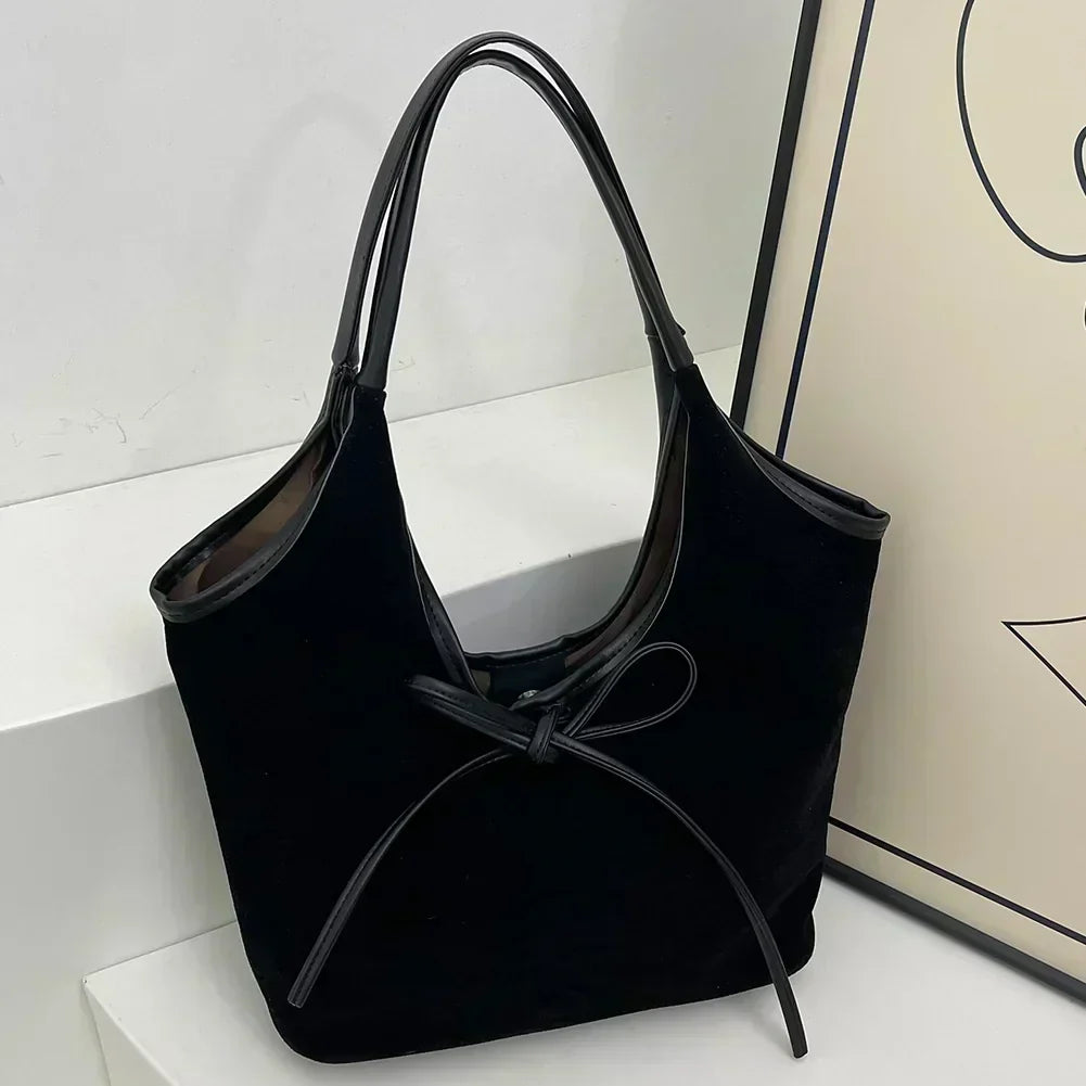 Isla™ | Elegant Bag with Bow and Vegan Textures