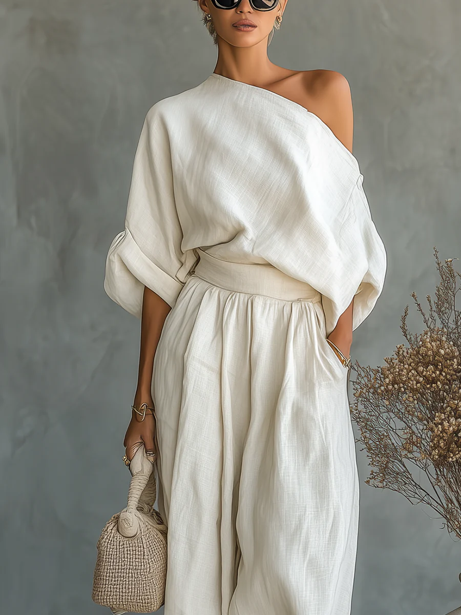 Gloria™ | Flowing, Comfortable Co-ord Set in a Natural Style