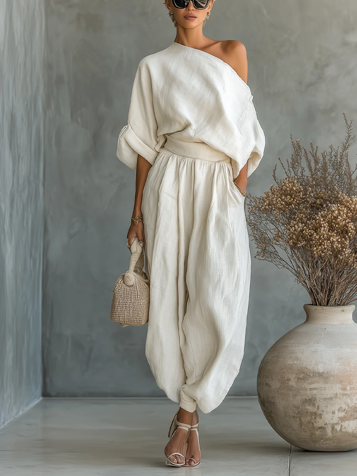 Gloria™ | Flowing, Comfortable Co-ord Set in a Natural Style