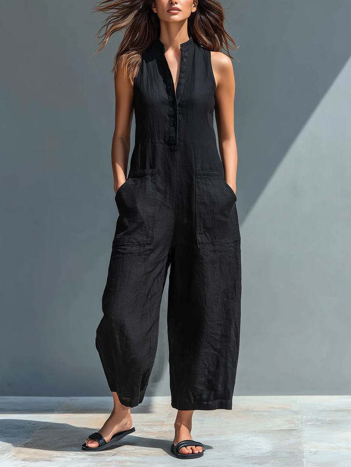 Violet™ | Elegant Black Jumpsuit