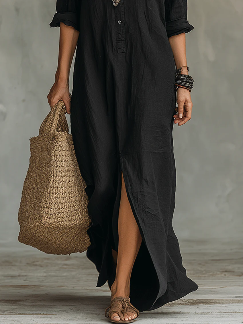 Adelaide™ | Comfortable Flowing Long Dress in Bohemian Style