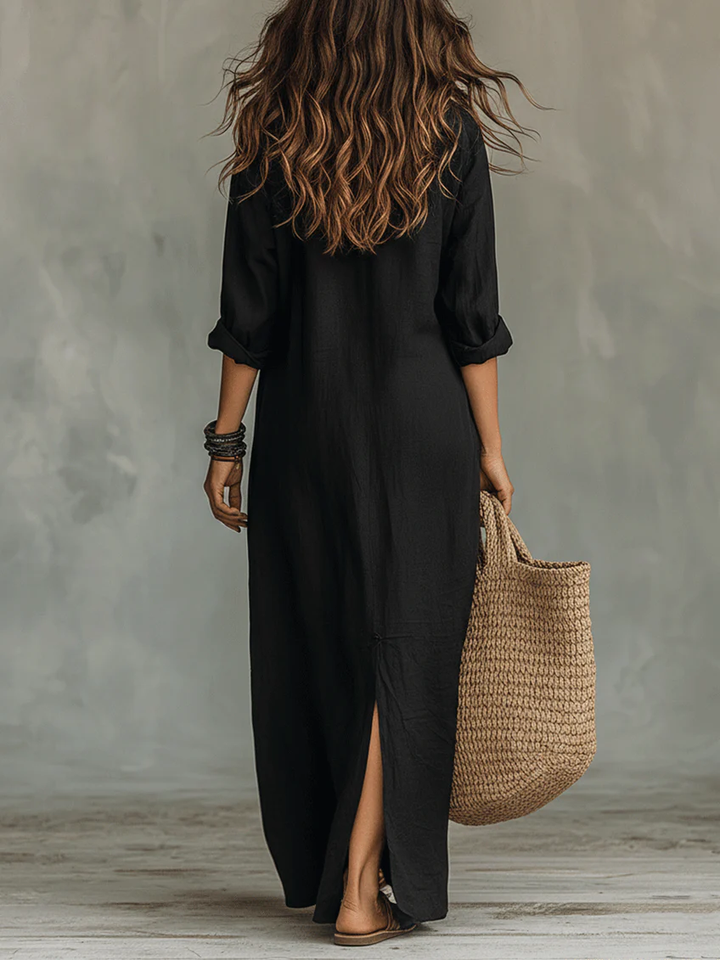 Adelaide™ | Comfortable Flowing Long Dress in Bohemian Style