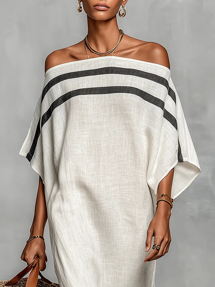 Gracie™ | Flowing Off-the-Shoulder Maxi Dress