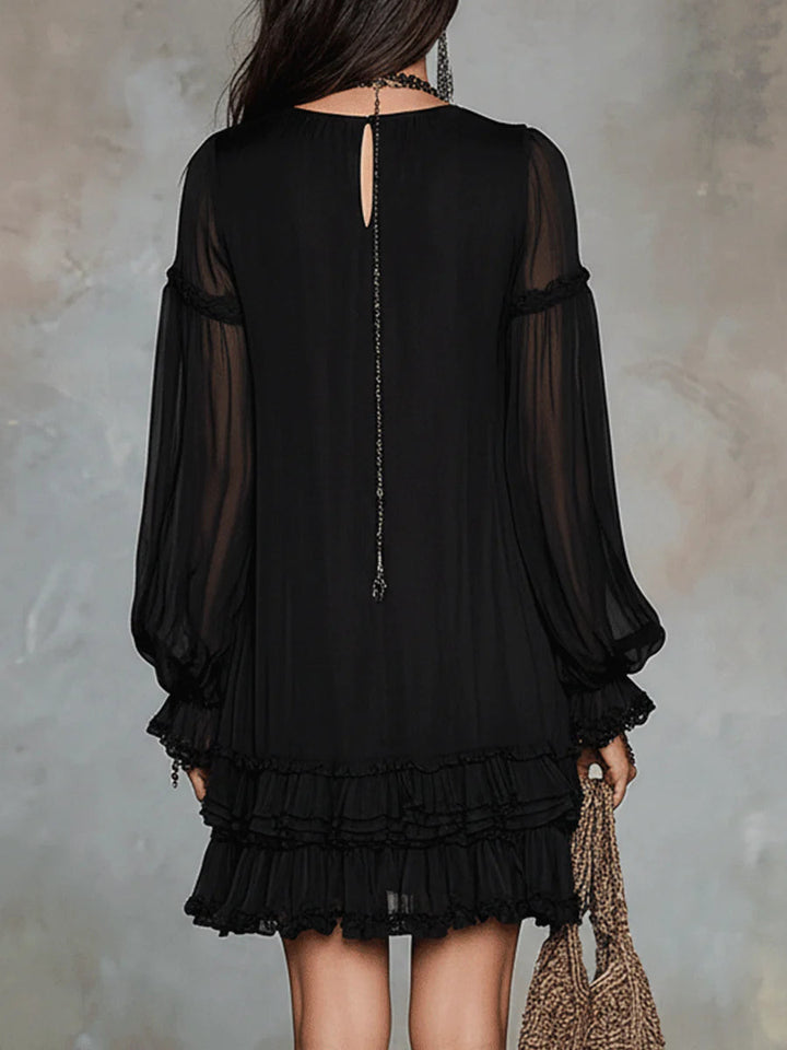 Lily™ | Flowing Bohemian Dress with Ruffles