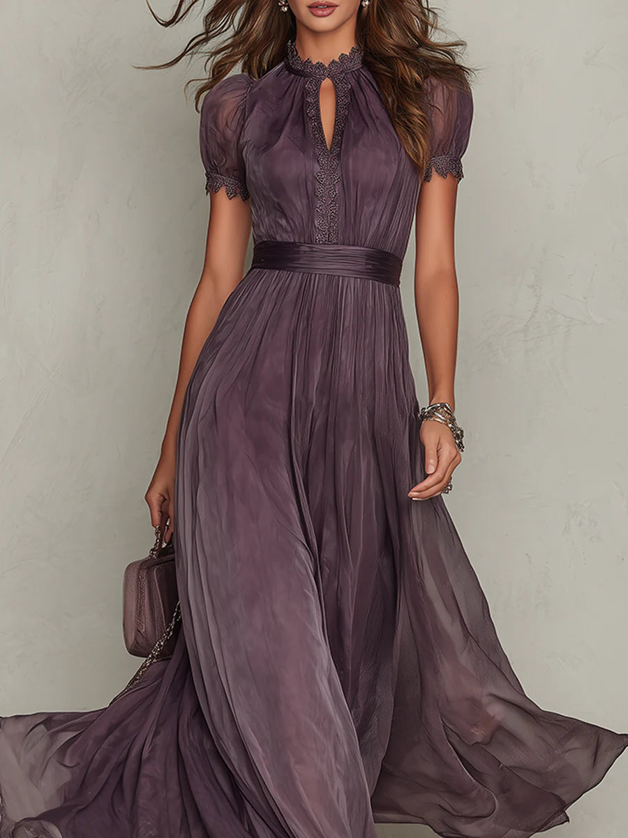 Constance™ | Elegant Flowing Maxi Dress with Refined Details