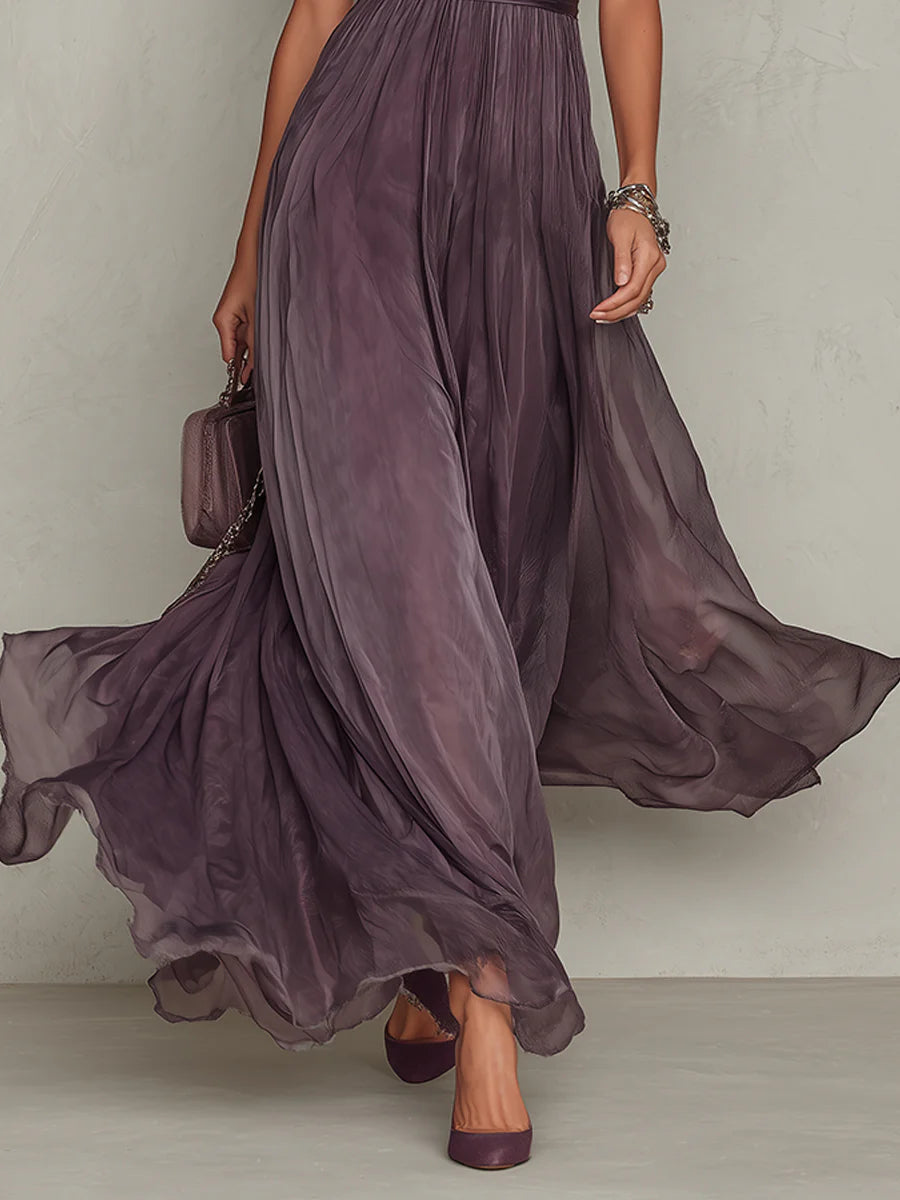 Constance™ | Elegant Flowing Maxi Dress with Refined Details