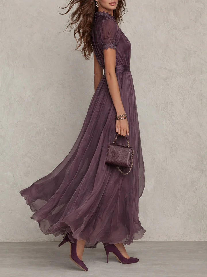 Constance™ | Elegant Flowing Maxi Dress with Refined Details