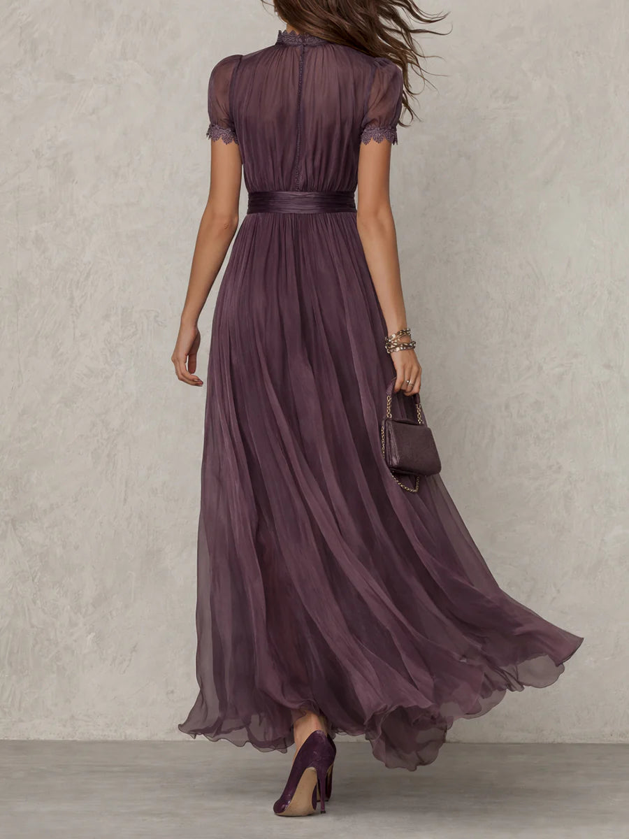 Constance™ | Elegant Flowing Maxi Dress with Refined Details