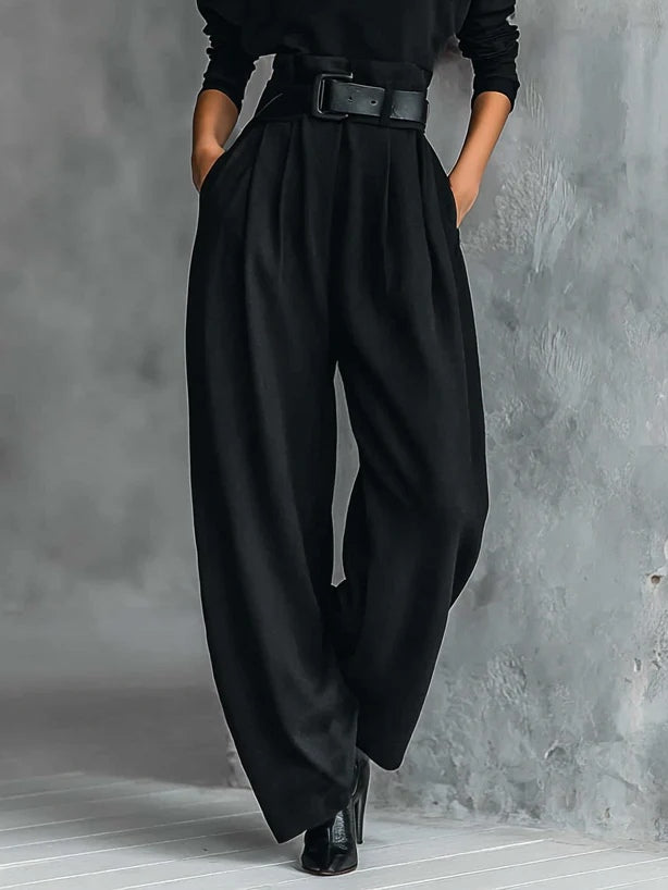 Rita™ | Roll-Neck Top and Straight-Leg Trousers Co-ord Set