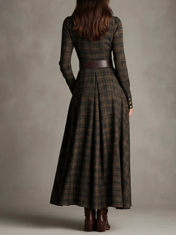 Amelia™ | Tartan Heritage Maxi Dress