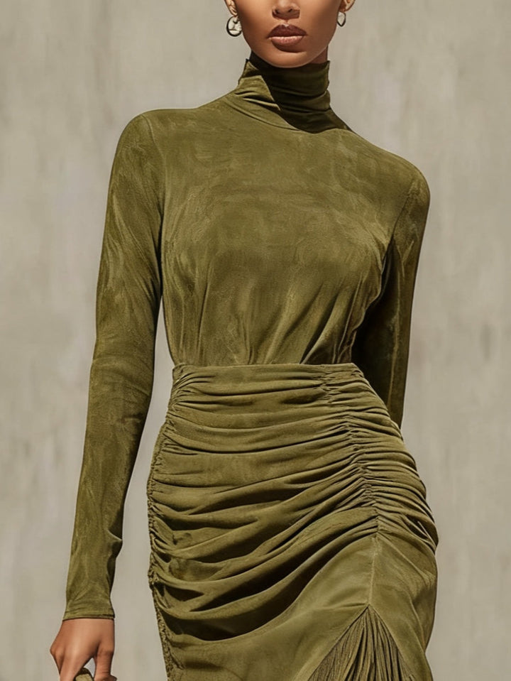 Tabitha™ | Midi Dress with Fringe Detailing