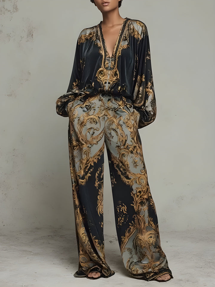 Mercy™ | Baroque Elegance Co-ord Set