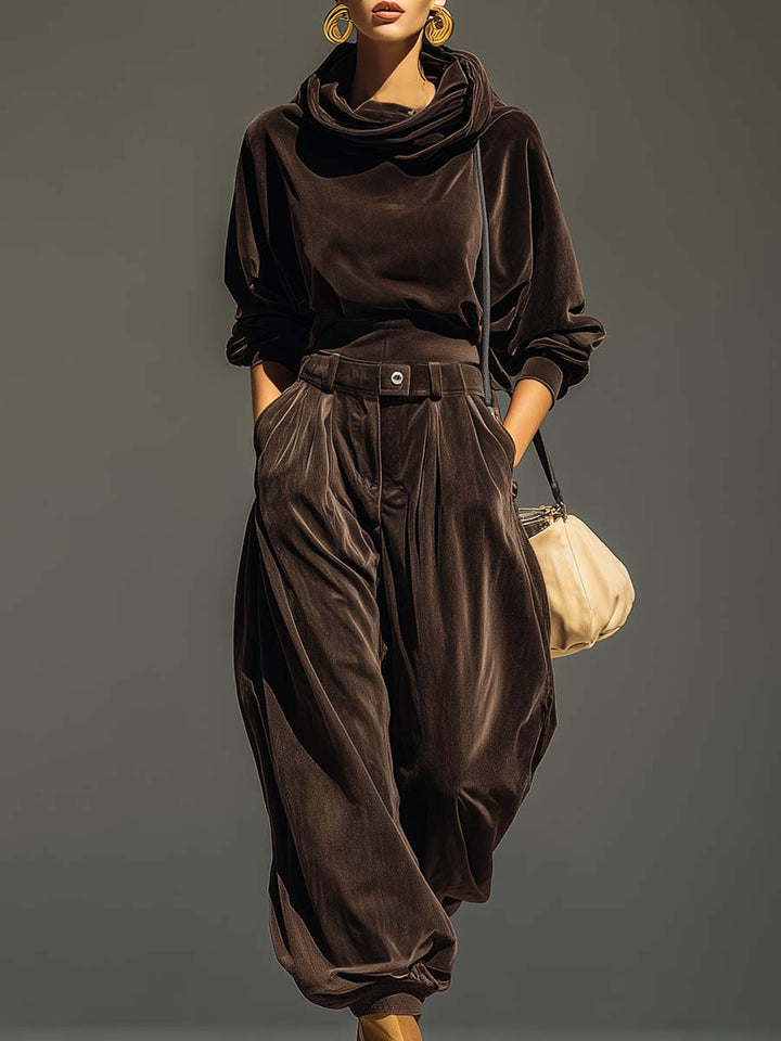 Holly™ | Elegant Flowing Velvet Co-ord Set