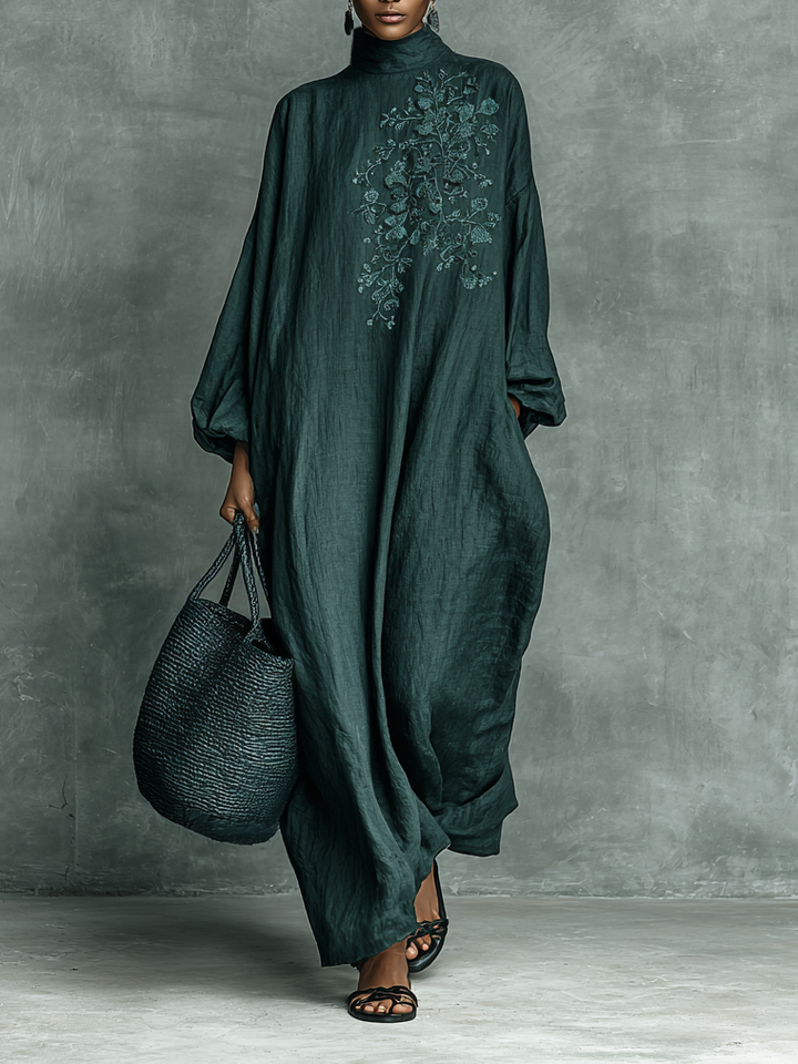 Daisy™ | Relaxed Long-Sleeved Maxi Dress