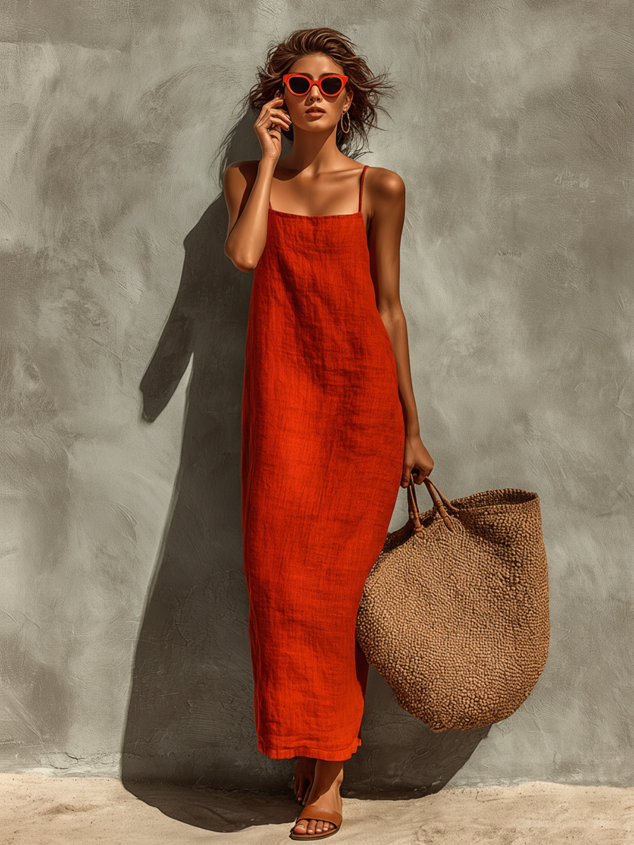 Gladys™ | Light Minimalist Maxi Dress