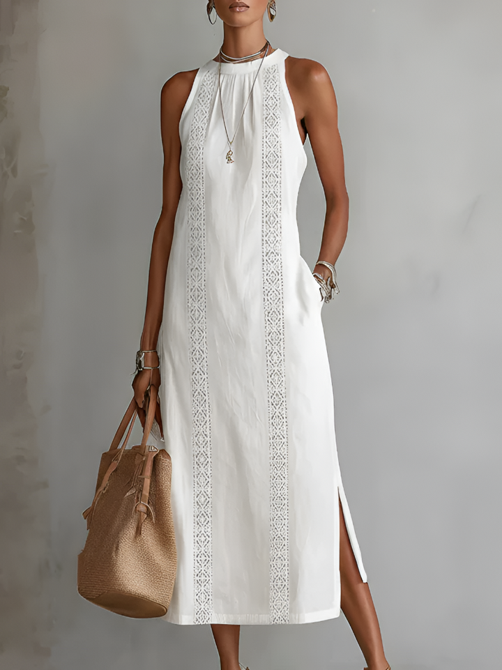 Patricia™ | Pure Elegance Sleeveless Maxi Dress