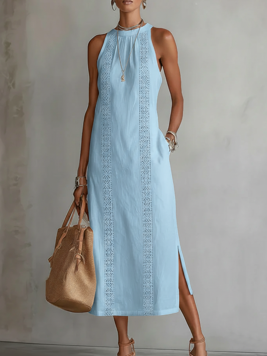 Patricia™ | Pure Elegance Sleeveless Maxi Dress
