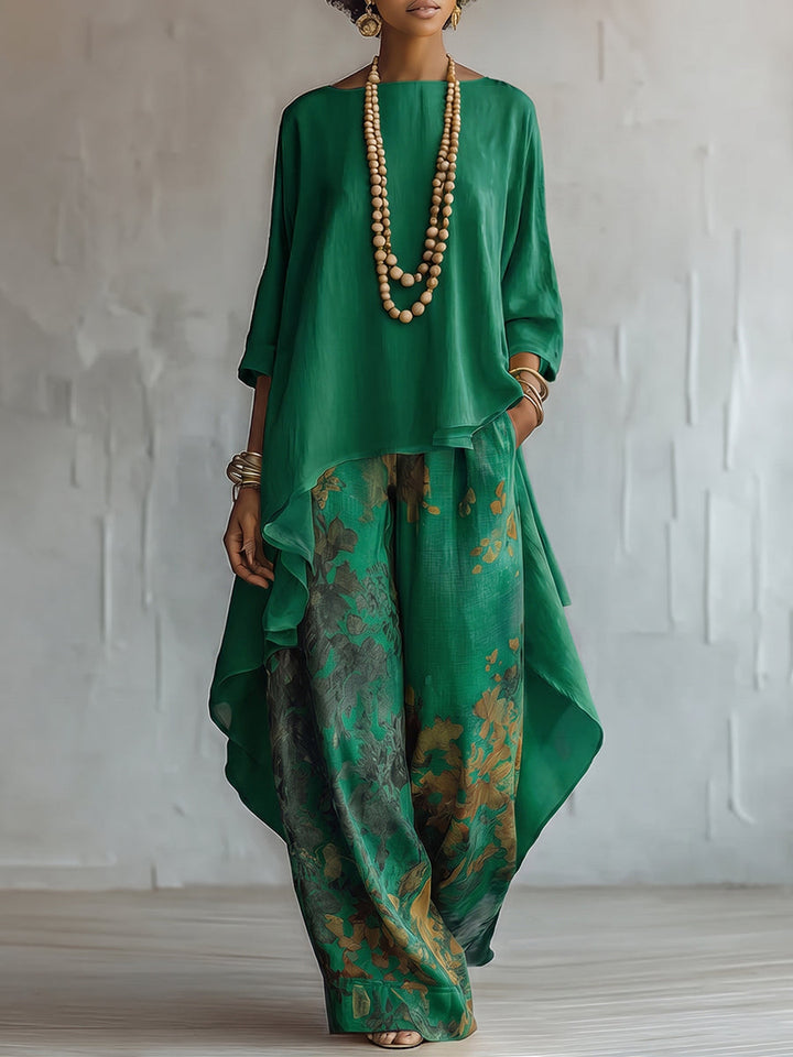 Cordelia™ | Elegant Floral Bohemian Co-ord Set