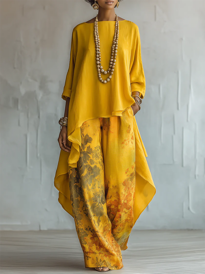 Cordelia™ | Elegant Floral Bohemian Co-ord Set