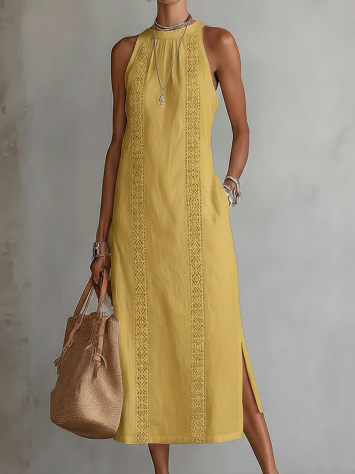 Patricia™ | Pure Elegance Sleeveless Maxi Dress