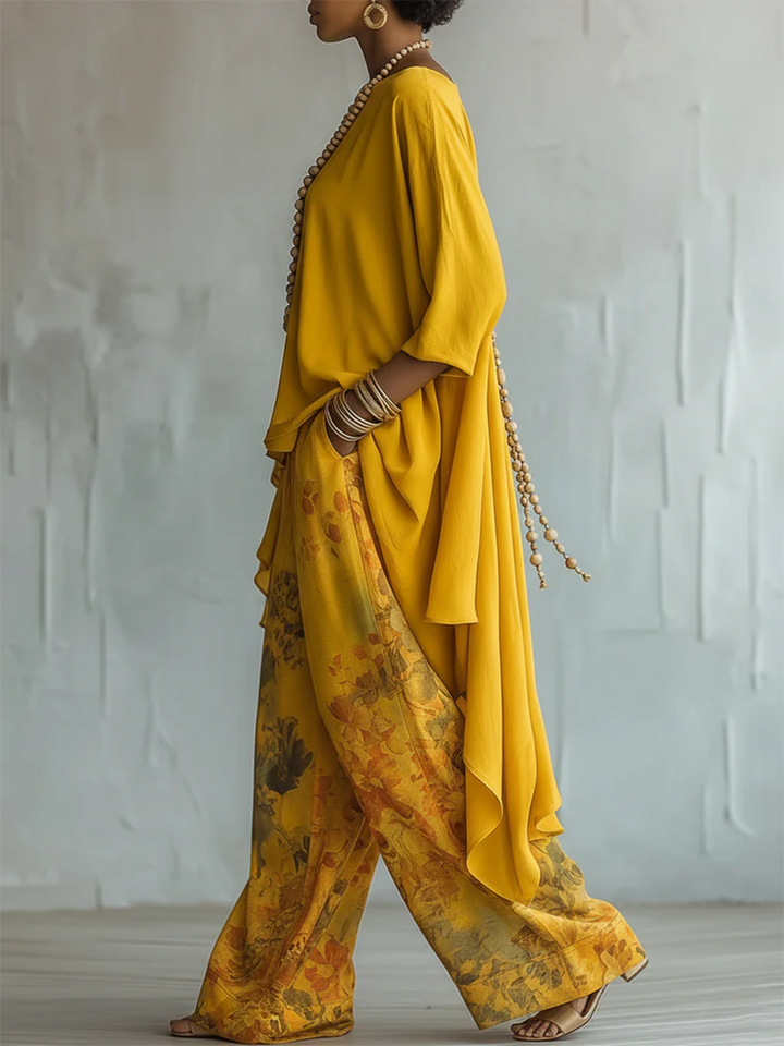 Cordelia™ | Elegant Floral Bohemian Co-ord Set