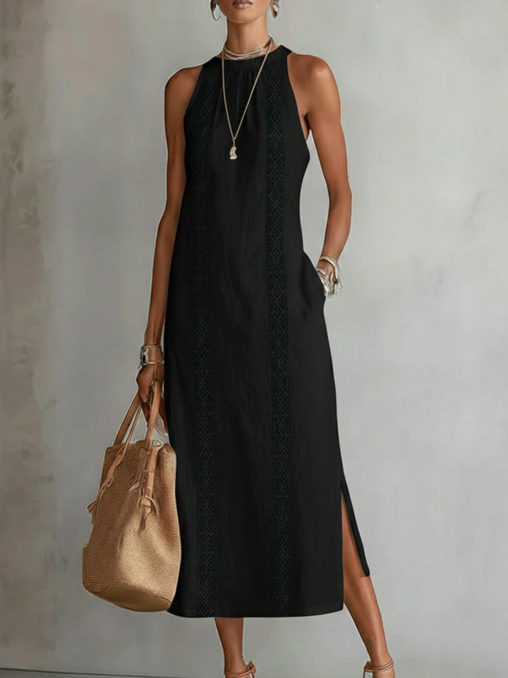 Patricia™ | Pure Elegance Sleeveless Maxi Dress