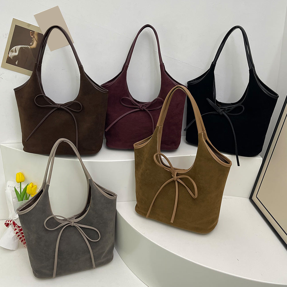 Isla™ | Elegant Bag with Bow and Vegan Textures