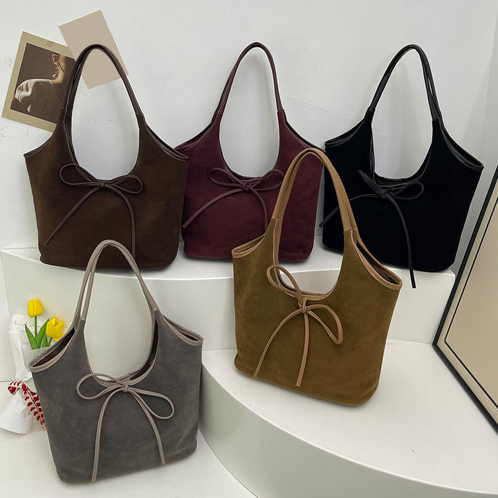 Isla™ | Elegant Bag with Bow and Vegan Textures